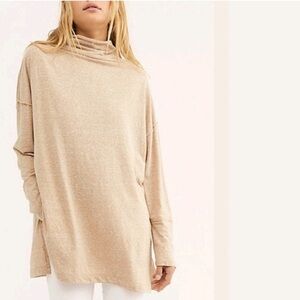 We the Free Bella Vista Mockneck Tunic Top